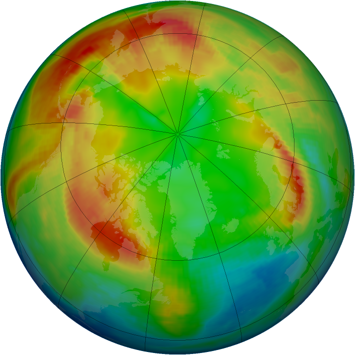 Arctic ozone map for 02 February 1983